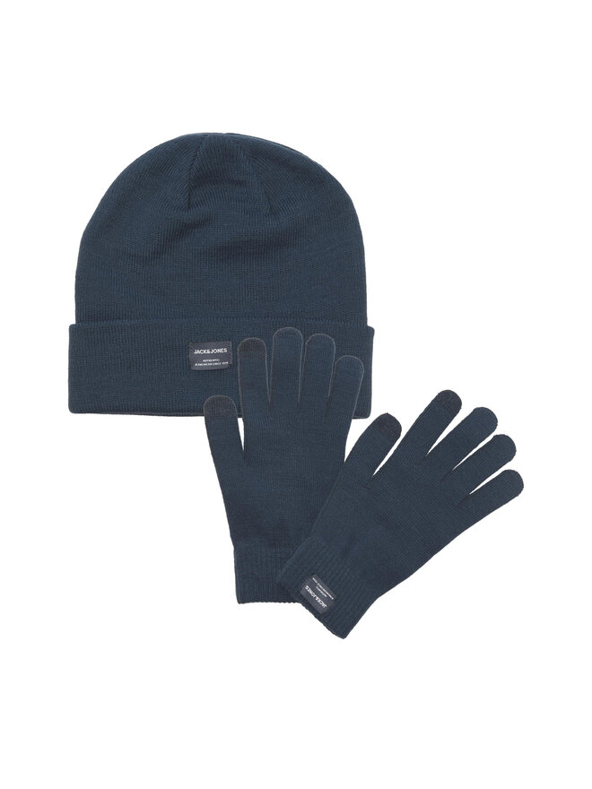 Jack&Jones Čepice a rukavice Jack&Jones 12168383 Tmavomodrá
