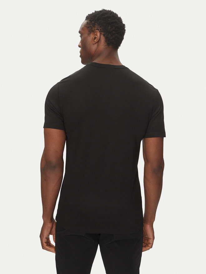 EA7 Emporio Armani EA7 Emporio Armani Póló 7M000301 AF13739 UC001 Fekete Slim Fit