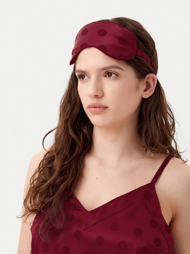 Tommy Hilfiger Tommy Hilfiger Pižama UW0UW05551 Bordo rdeča Regular Fit