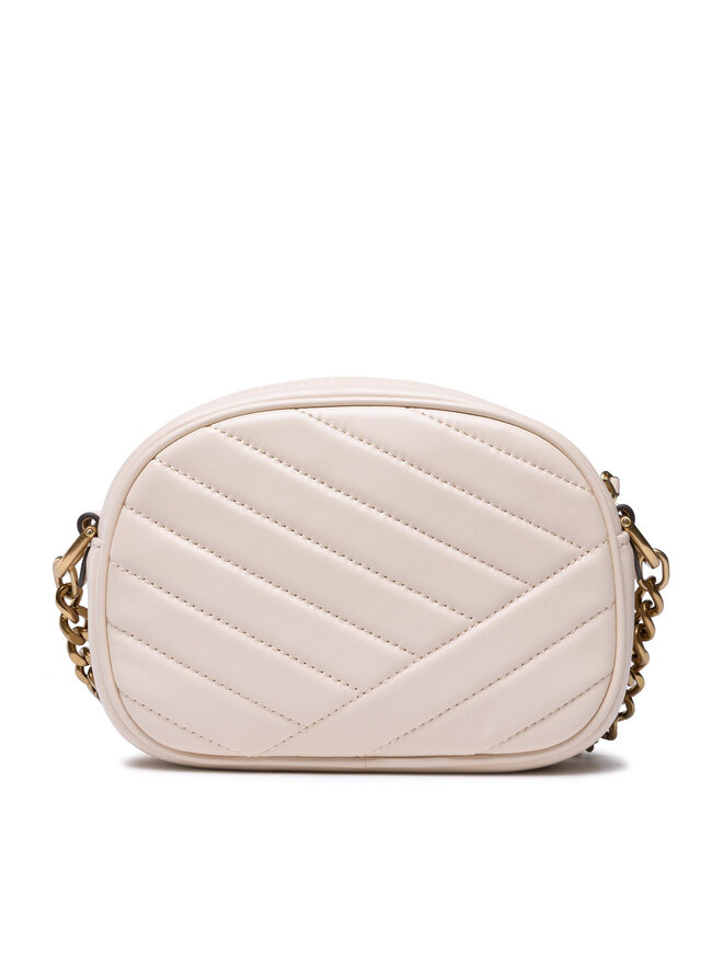 Tory Burch Handtasche Tory Burch Kira Chevron Small Camera Bag 90450 Beige