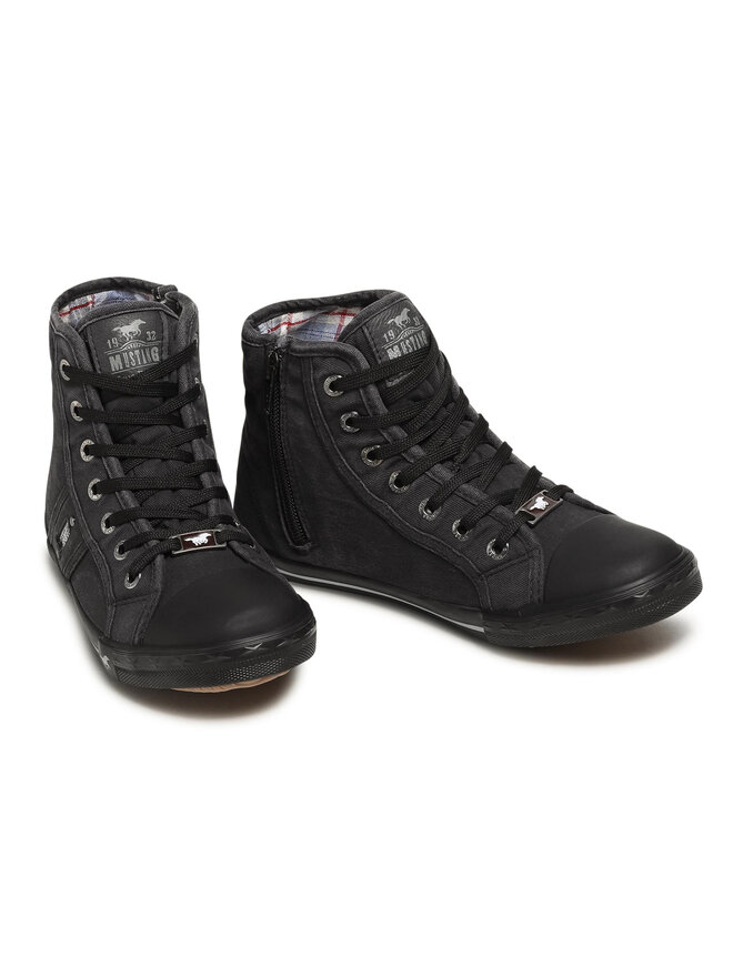 Mustang Sneakers aus Stoff Mustang 1099-502-259 Schwarz