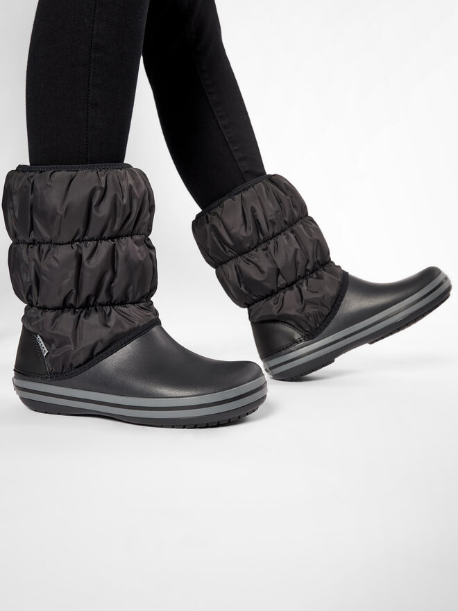 Crocs Снігоходи Crocs Winter Puff 14614 Чорний