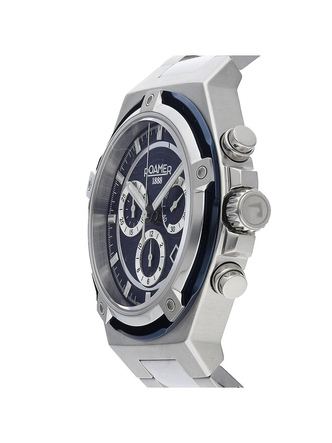 Roamer Pulkstenis Roamer Tempomaster Chrono 221837 41 45 20 Sudraba