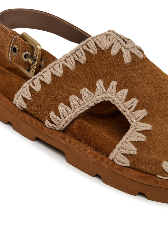 Mou Sandali Mou Low bio sandal MU.SW631006A Rjava