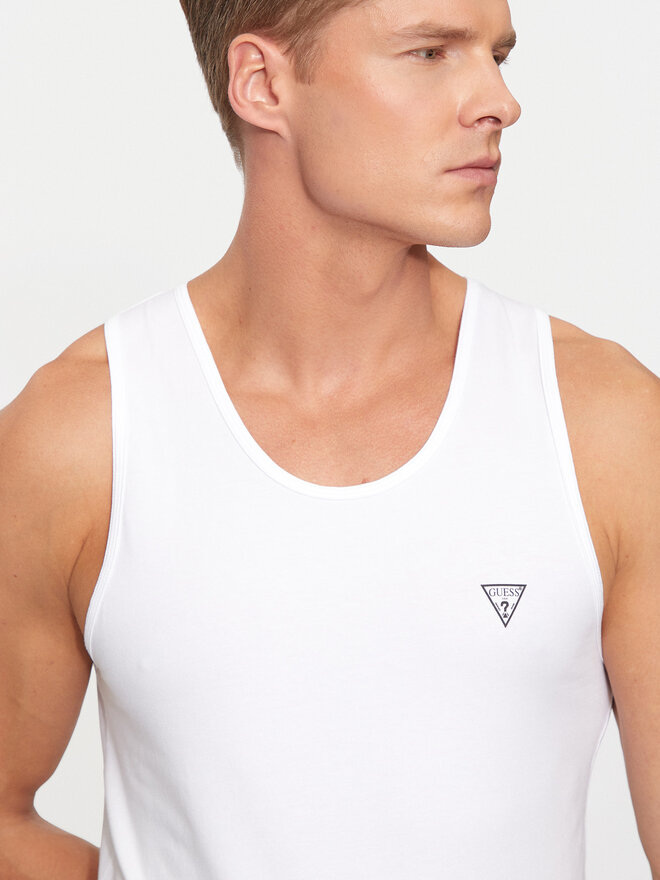 Guess Guess Tank top U97M02 KCD31 Λευκό Regular Fit