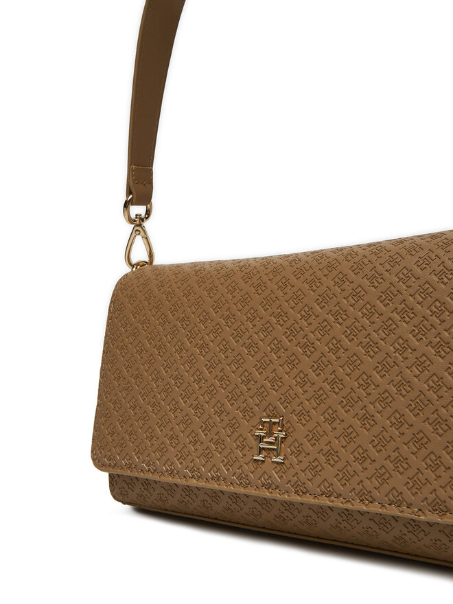 Tommy Hilfiger Ročna torba Tommy Hilfiger AW0AW16933 Rjava