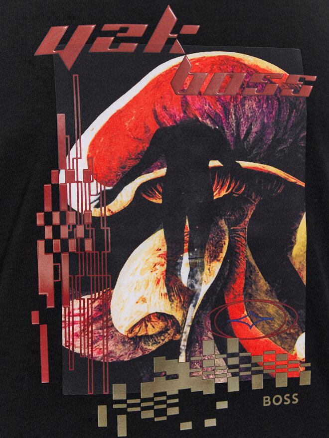 BOSS Boss T-Shirt Teemushroom 50509892 Schwarz Regular Fit