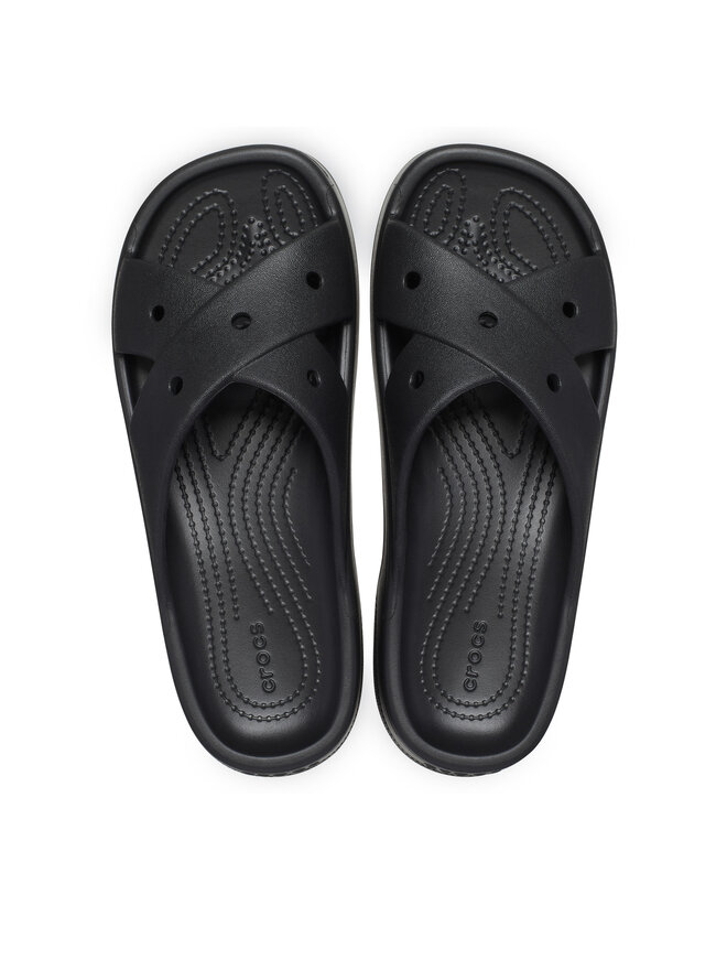 Crocs Παντόφλες Crocs Classic Women's Cross Strap 210840 Μαύρο