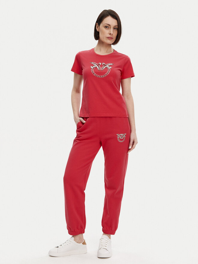 PINKO PINKO Camiseta Quentin 100535 A2G7 Rojo Regular Fit