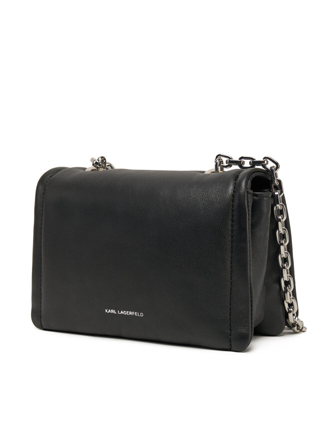 KARL LAGERFELD Ročna torba KARL LAGERFELD A1W30175 Črna