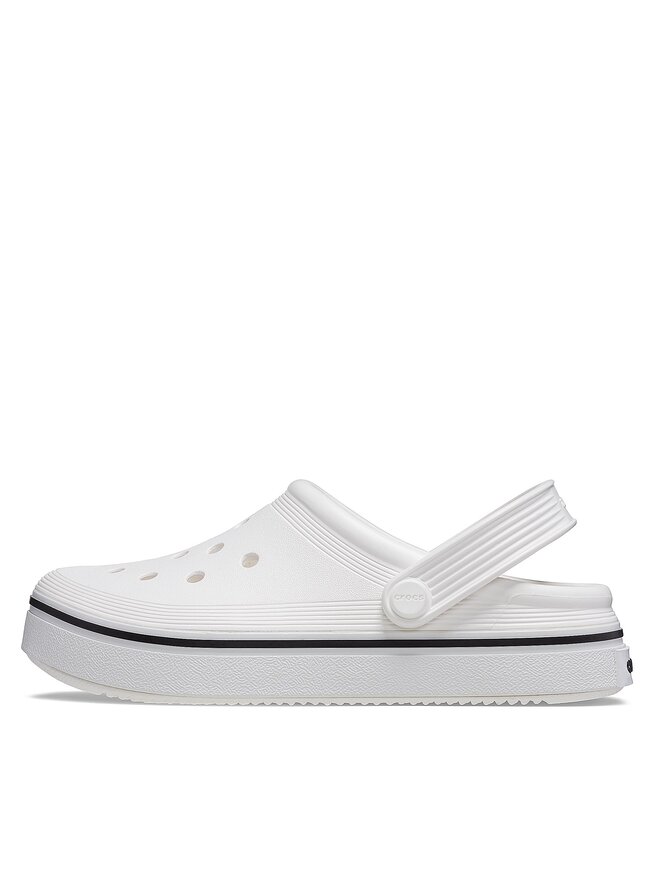 Crocs Pantoletten Crocs Crocs Crocband Clean Clog Kids 208477 Weiß