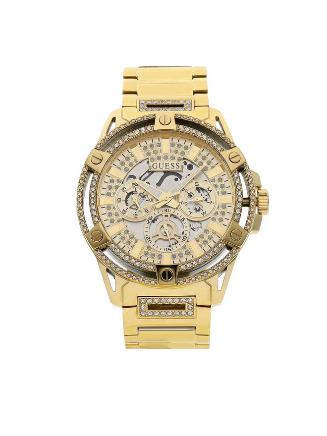 Guess Zegarek Guess King GW0497G2 Złoty