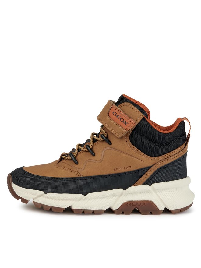 Geox Kozačky Geox J Flexyper Plus Boy J36LCG 0MEFU C2G9B S Žlutá
