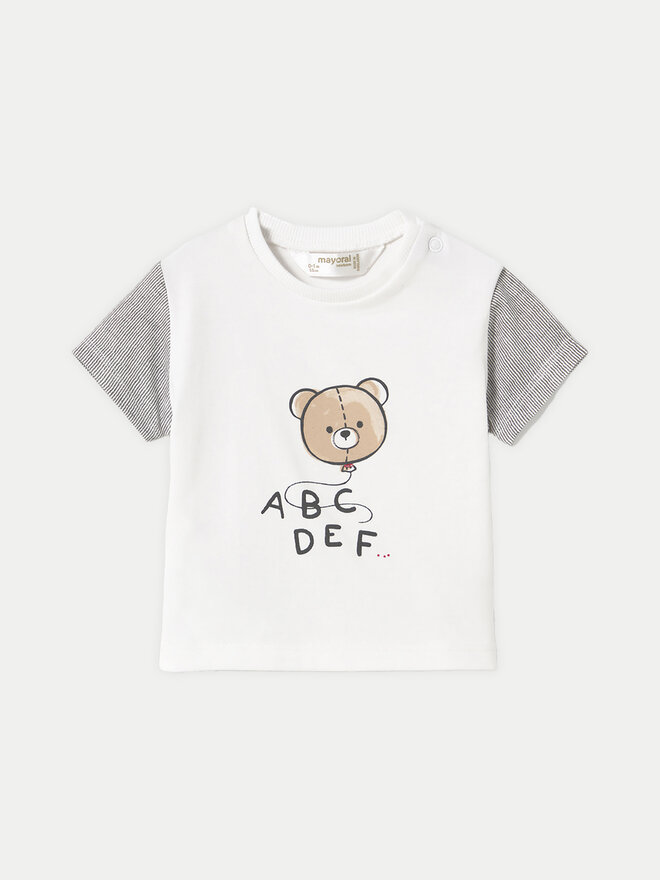 Mayoral Mayoral T-Shirt 1037 Λευκό Regular Fit