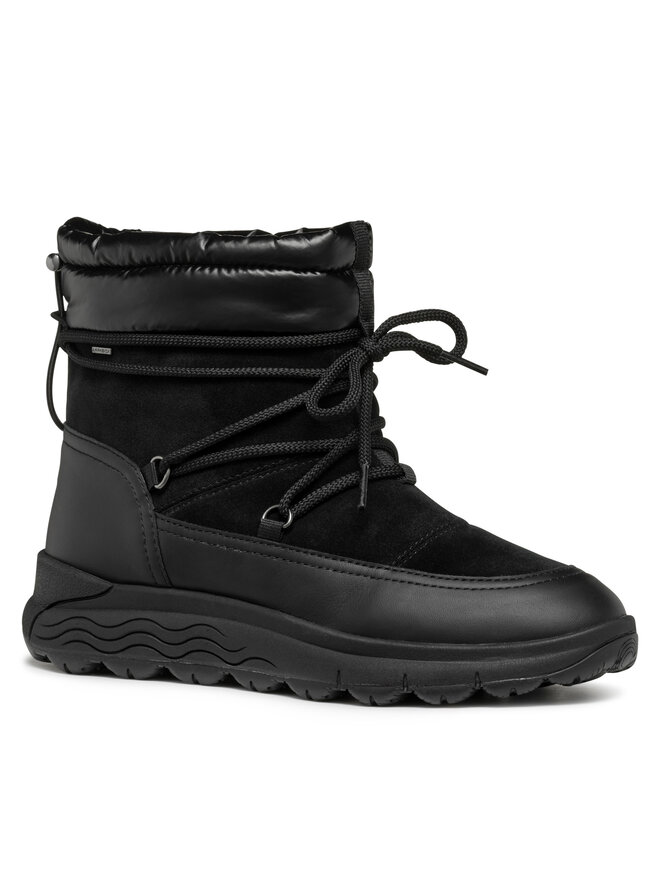 Cizme de z pad Geox D Spherica 4X4 B Abx D4626A 08522 C9999 Negru epantofi.ro