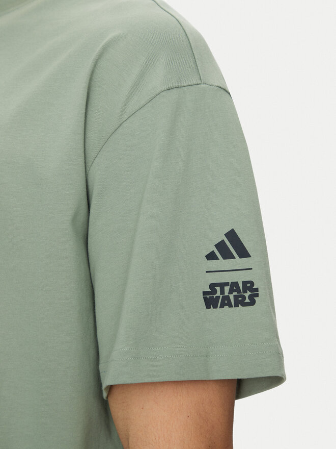 adidas adidas Camiseta Star Wars The Mandalorian JI5718 Verde Oversize