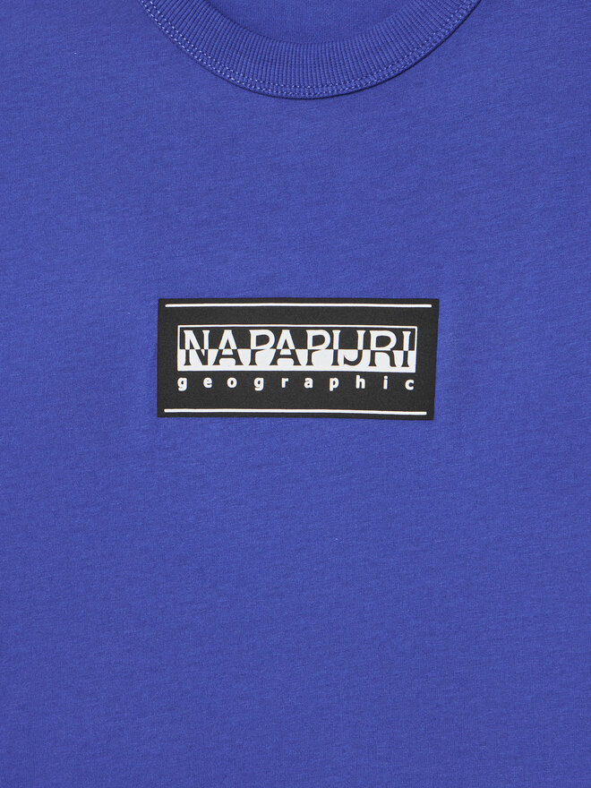 Napapijri Napapijri Marškinėliai S-Chamois NP0A4HYL M Mėlyna Regular Fit