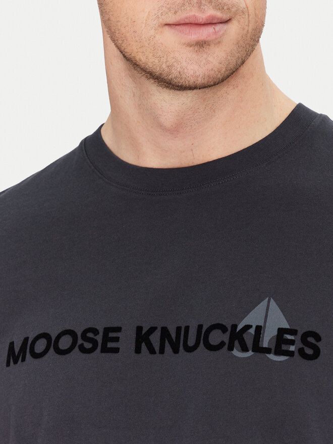 Moose Knuckles Moose Knuckles T-Shirt Conway M15MT760 Dunkelblau Regular Fit