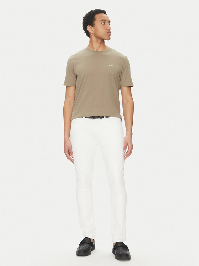 HUGO HUGO T-Shirt Dero222 50466158 Beige Regular Fit