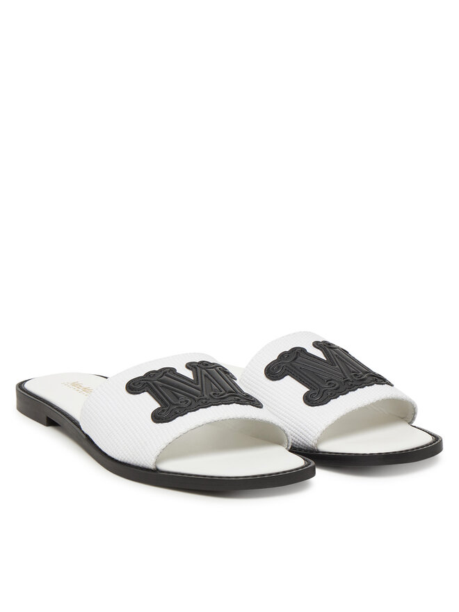 Max Mara Beachwear Şlapi Max Mara Beachwear 2516521019600 Alb