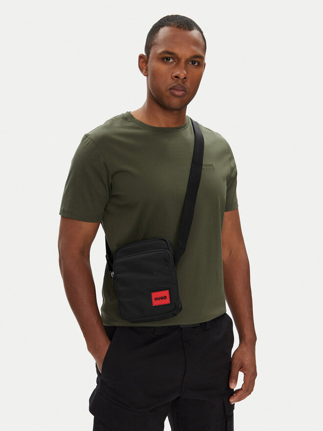 HUGO Τσαντάκι HUGO Ariell Saddle M 50547767 Μαύρο