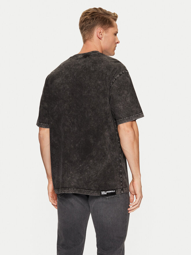 Karl Lagerfeld Jeans Karl Lagerfeld Jeans Camiseta A1M17047 Negro Regular Fit