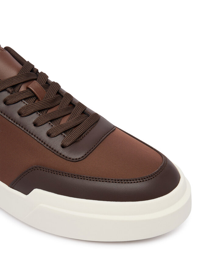 Calvin Klein Sneakers Calvin Klein Chunky Cups Laceup Ox Mix Mat HM0HM02326 Braun