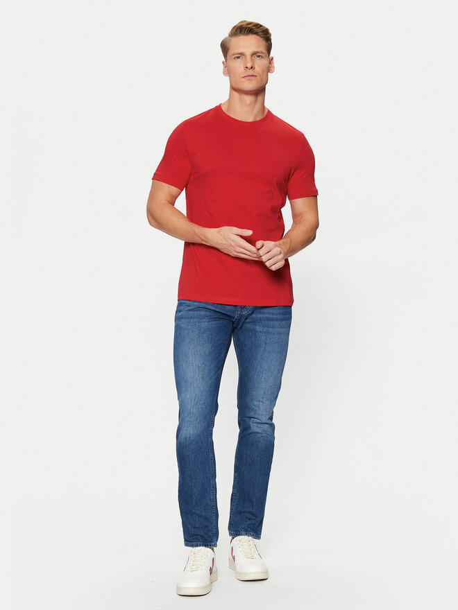 s.Oliver s.Oliver Póló 2153464 Piros Regular Fit