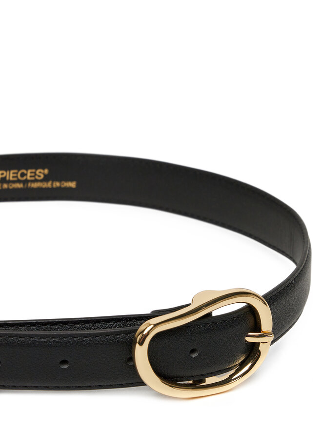 Pieces Damengürtel Pieces Pcsigne Jeans Belt 17156585 Schwarz