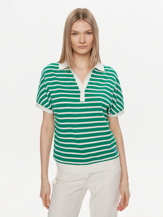 Tommy Hilfiger Tommy Hilfiger Polo marškinėliai WW0WW41889 Žalia Relaxed Fit