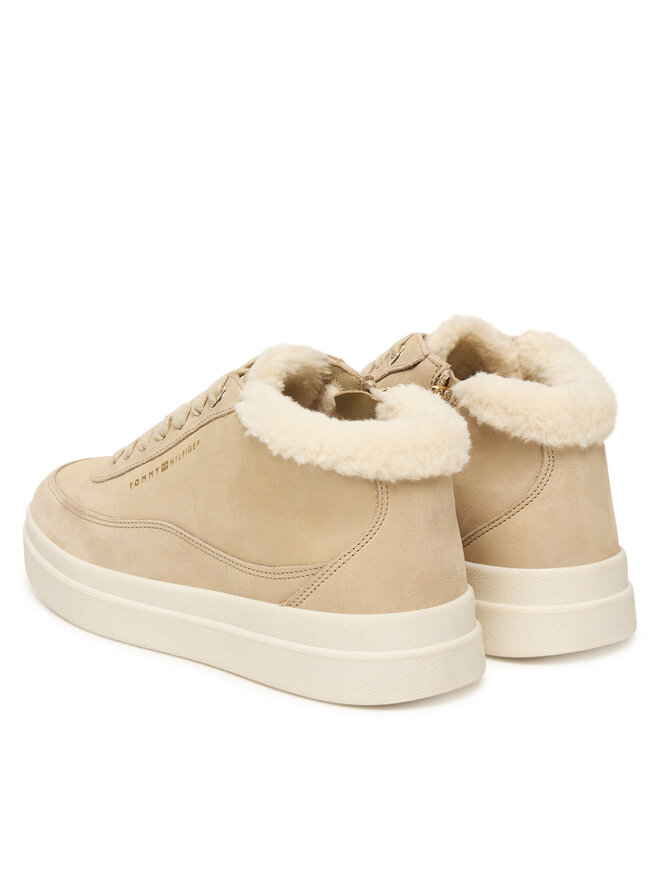 Tommy Hilfiger Sneakers Tommy Hilfiger Modern Court Sneaker Mc Wl FW0FW09000 Beige