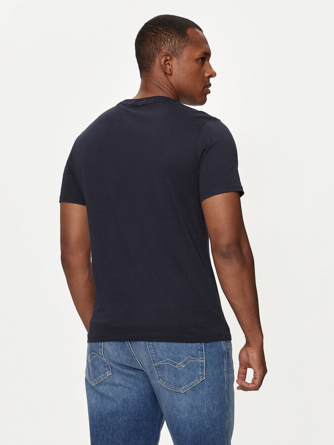 Guess Jeans Guess Jeans Póló M4YI55 K8HM0 Sötétkék Slim Fit