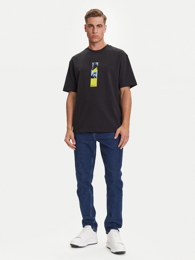 Karl Lagerfeld Jeans Karl Lagerfeld Jeans Camiseta A3M17036 Negro Relaxed Fit