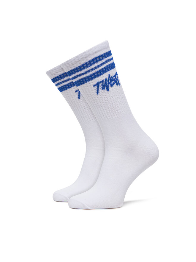 Jack&Jones Zestaw 3 par wysokich skarpet męskich Jack&Jones Jactwes 12268711 Biały