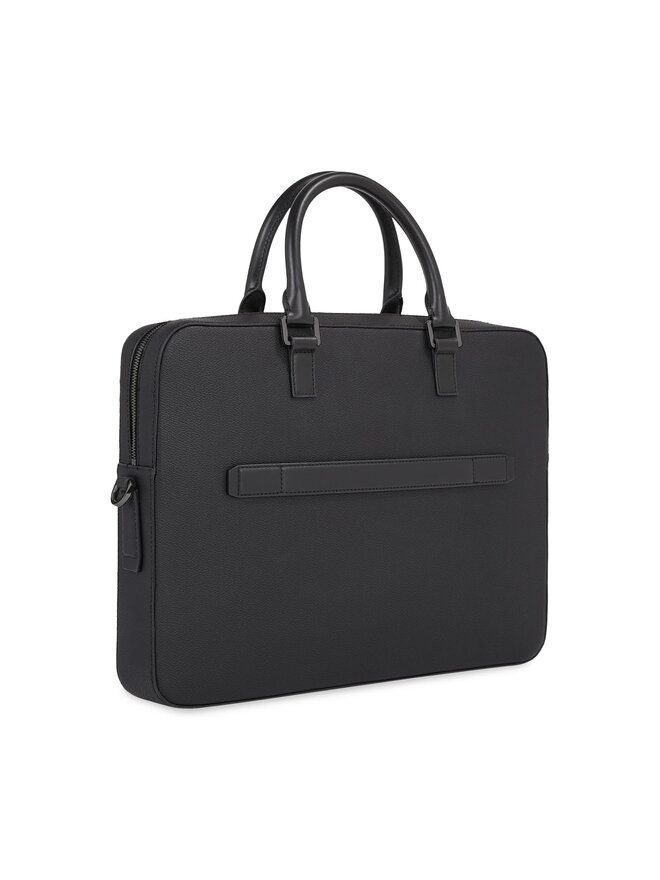 Laptoptasche Tommy Hilfiger Th Coated Canvas Computer Bag AM0AM11531 Schwarz eschuhe