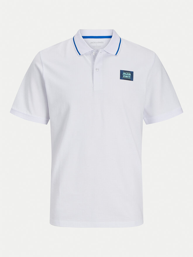 Jack&Jones Jack&Jones Pólóing Hudson 12269238 Fehér Regular Fit