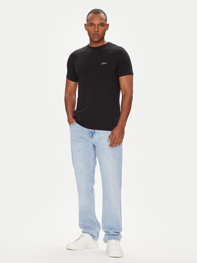 Guess Guess T-Shirt M4GI70 KC9X0 Μαύρο Slim Fit