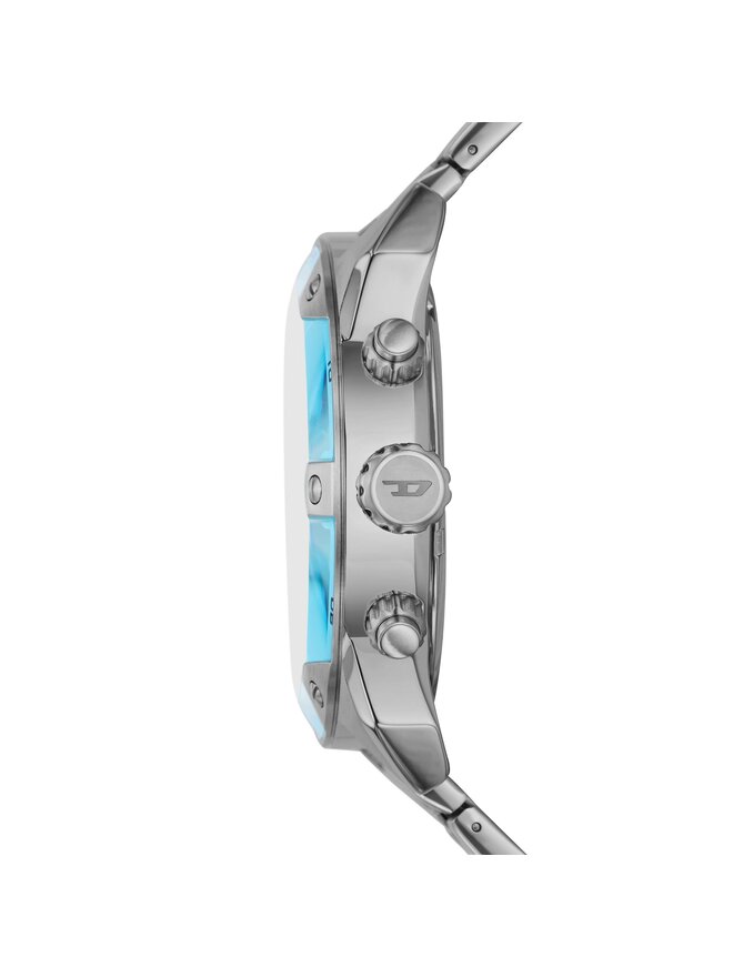 Diesel Pulkstenis Diesel Spiked DZ4655 Sudraba