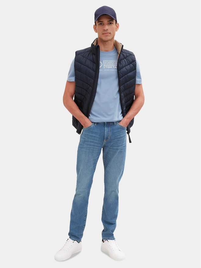 Tom Tailor Tom Tailor Póló 1035611 Kék Regular Fit