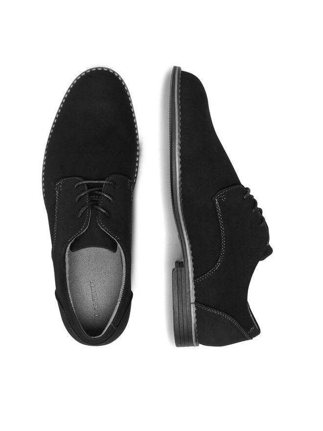 Lanetti Halbschuhe Lanetti M16SS025-30 Schwarz