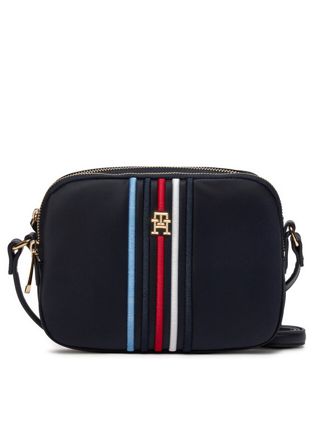 ぽっぴー Tommy Hilfiger torebka shopper tkanina czarny (8720644666197