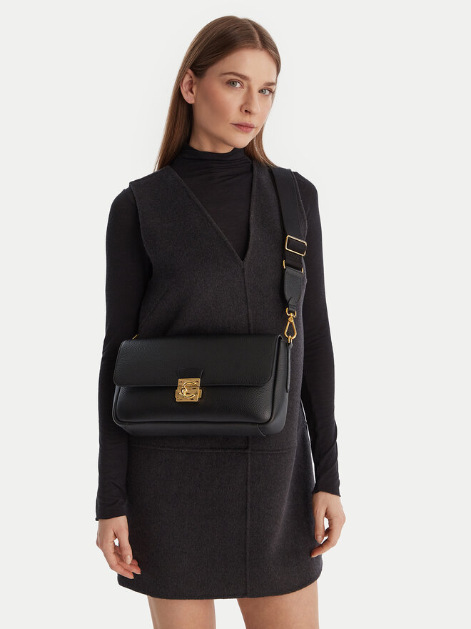 Coccinelle Handtasche Coccinelle U4K Coccinelle C-Me Lock E1 U4K 12 01 01 Schwarz