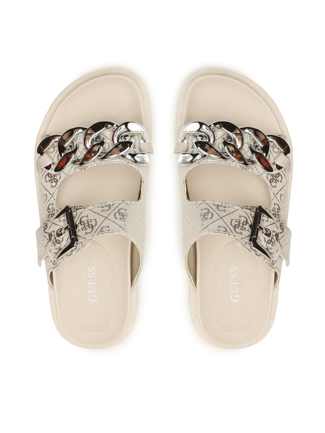 Guess Klapki Guess Fatema FL6FAT FAL03 Beżowy