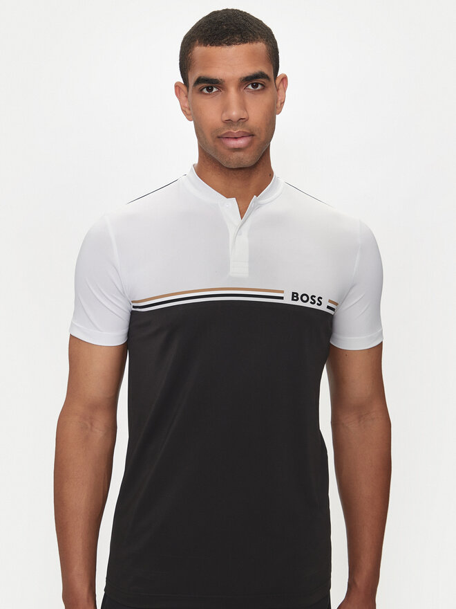 BOSS Boss Поло Pariq MB 6 50519864 Чорний Slim Fit