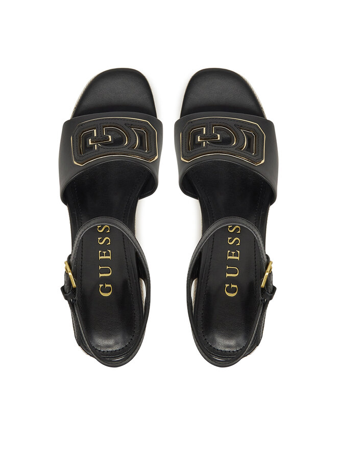 Guess Espadryle Guess FLJFML LEA03 Czarny