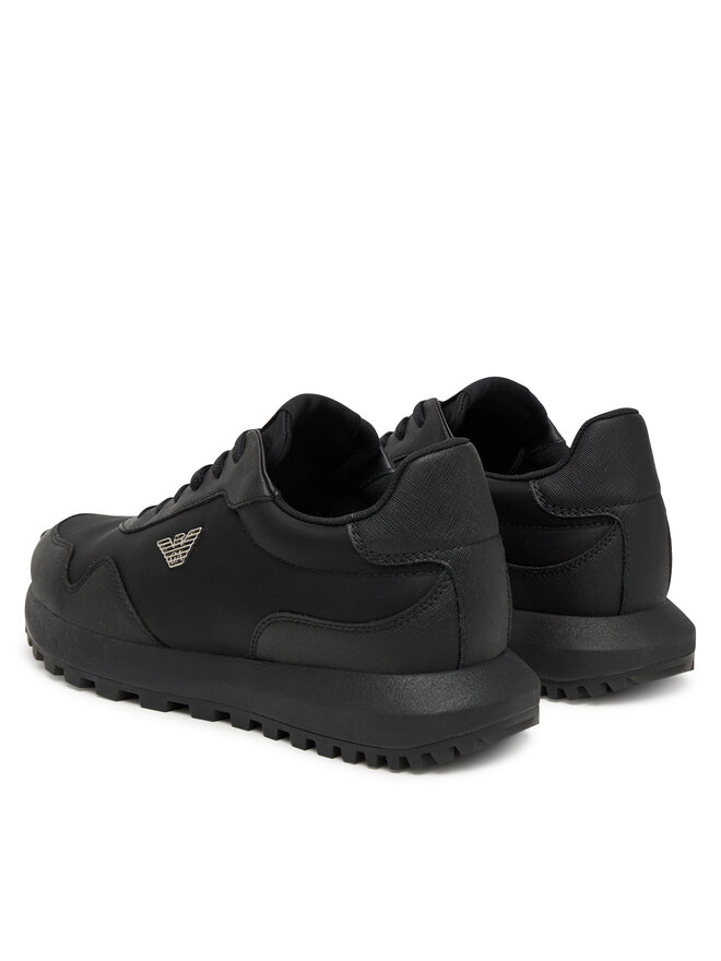 Emporio Armani Сникърси Emporio Armani EM003738 AF19532 MC005 Черен