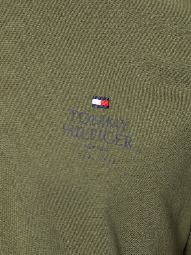 Tommy Hilfiger Tommy Hilfiger Marškinėliai MW0MW36500 Žalia Regular Fit