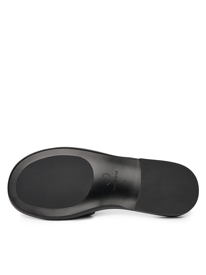 Eva Minge Klapki Eva Minge POPPY-LT102-13 Czarny