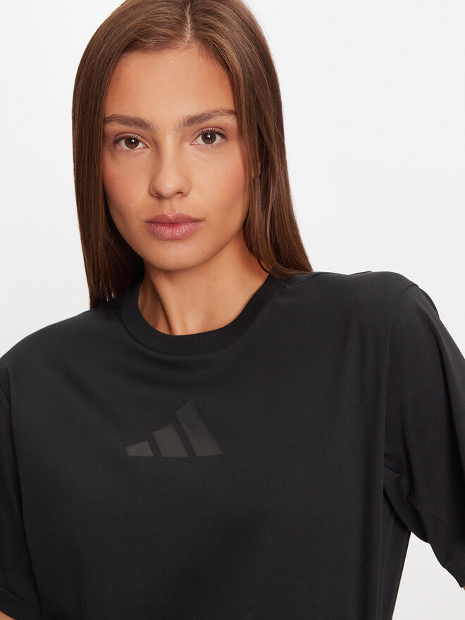 adidas adidas Marškinėliai Z.N.E. JE7846 Juoda Regular Fit