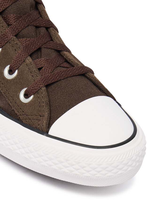 Converse Sneakers aus Stoff Converse Chuck Taylor All Star Suede Trim A19201C Dunkelbraun